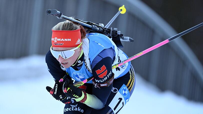 Franziska Hildebrand aus Deutschland in Aktion.