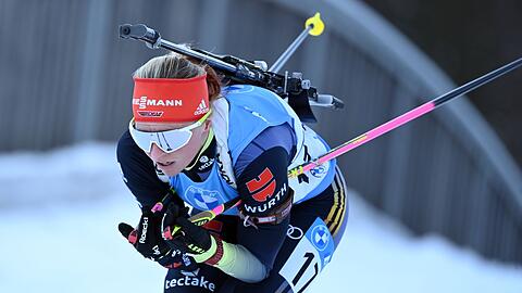 Franziska Hildebrand aus Deutschland in Aktion.