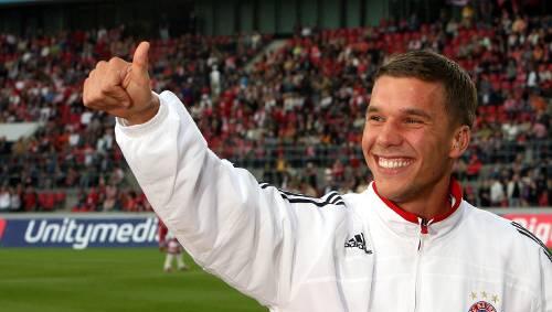 Die Pixel-Aktion läuft gut an: Lukas Podolski. Die Pixel-Aktion läuft gut an: Lukas Podolski.