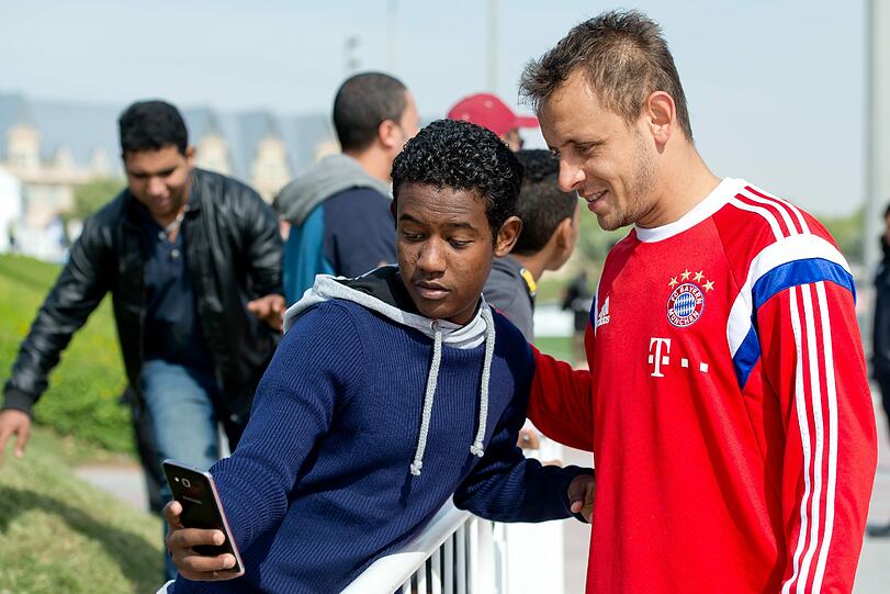 Tag 5 des FC Bayern im Trainingslager in Doha. Klicken Sie sich durch die besten Bilder