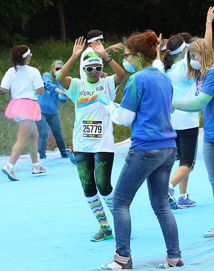 Bunter geht's nicht: Der Color Run in Riem. Die Bilder.