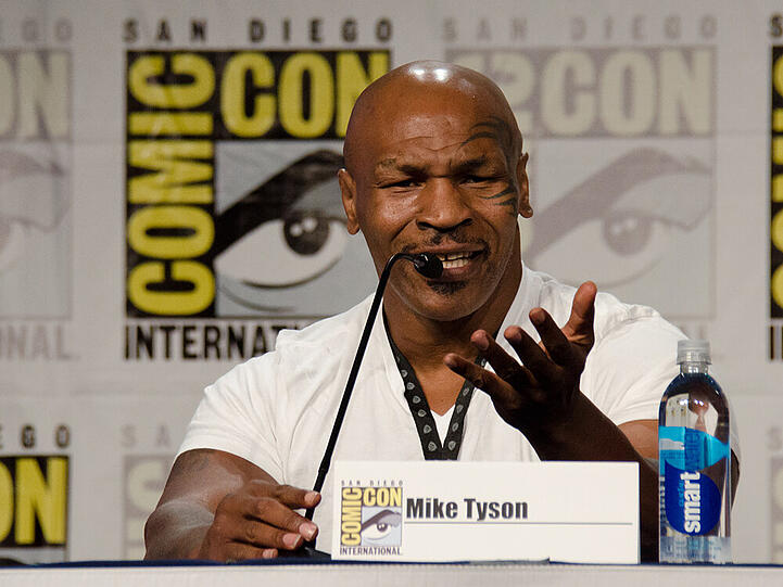 Mike Tyson bei der Comic-Con 2014