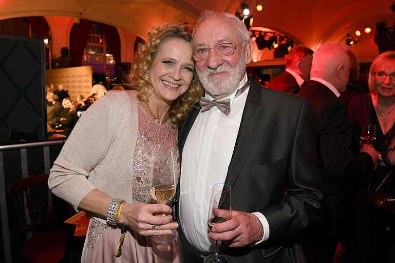 Dieter Hallervorden mit Freundin Christiane Zander