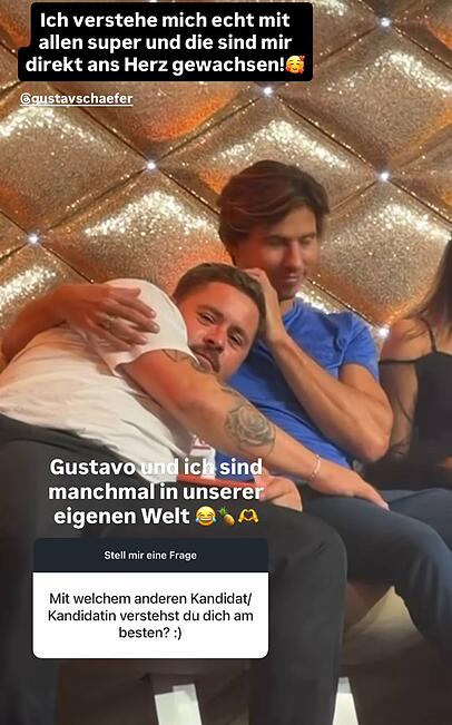 Hinter den "Let's Dance"-Kulissen wird es zwischen Gustav Schäfer und Joel Mattli kuschelig.