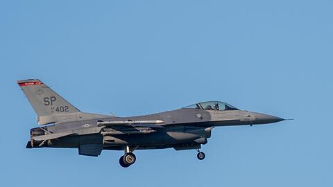 Im Fokus der Kampfjet-Gespräche: Kampfflugzeuge vom Typ F-16 Fighting Falcon.