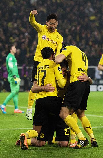 Borussia Dortmund gewinnt mit 4:1 gegen Galatasaray Istanbul. Die Bilder des Spiels.