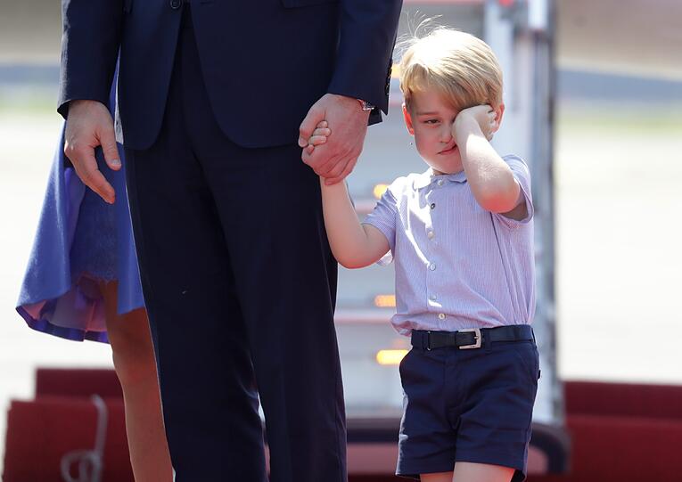 Die britischen Royals bei der Ankunft in Berlin