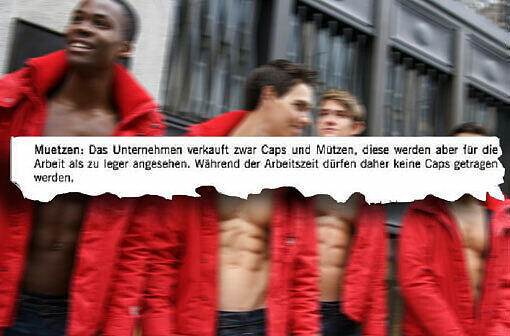 Lesen Sie hier die geheimen Regeln bei Abercrombie and Fitch. Einfach weiterklicken...
