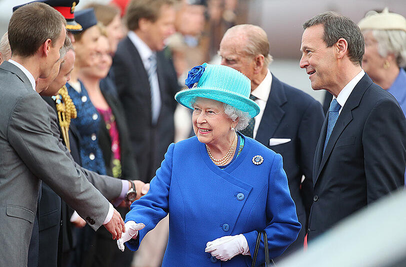Die Queen ist in Berlin angekommen. Klicken Sie sich durch die Bilderstrecke!