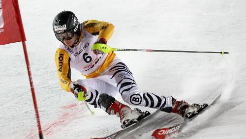 Auf dem Weg zum Sieg - und 30 000 Dollar: Slalom-Ass Felix Neureuther. Auf dem Weg zum Sieg - und 30 000 Dollar: Slalom-Ass Felix Neureuther.