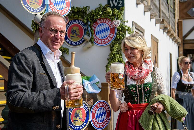 Karl-Heinz Rummenigge mit seiner Frau Martina