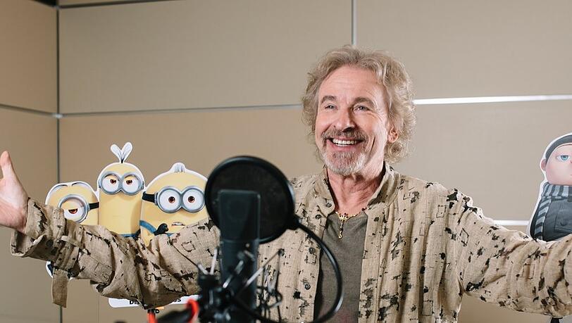 Thomas Gottschalk im "Minions"-Tonstudio.