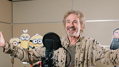 Thomas Gottschalk im "Minions"-Tonstudio.