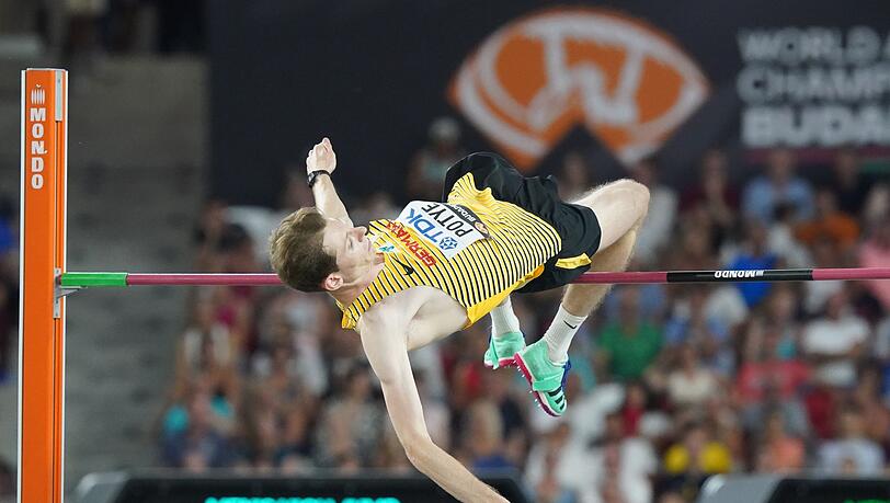 Hochspringer Tobias Potye hat bei der Leichtathletik-WM in Budapest eine Medaille verpasst.