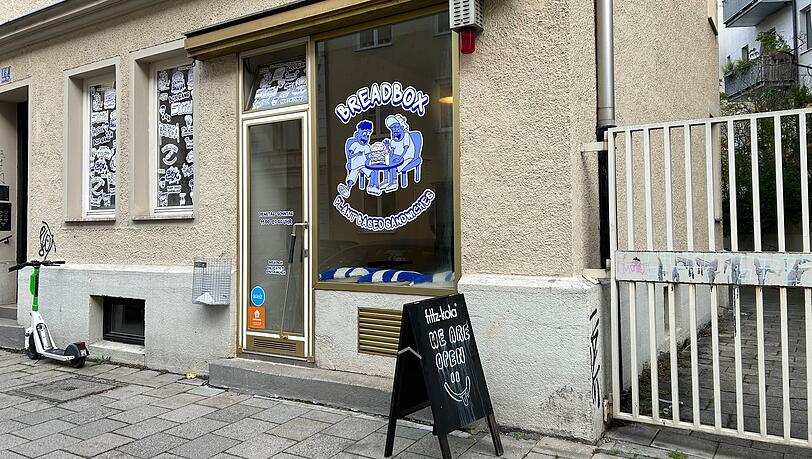 Die Breadbox im Glockenbachviertel. Die Breadbox im Glockenbachviertel.