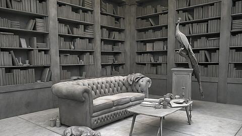 So schaut&rsquo;s bei Sammlern aus: &bdquo;The Collector&rsquo;s House&ldquo;, eine Groß-Installation des Belgiers Hans Op de Beeck.