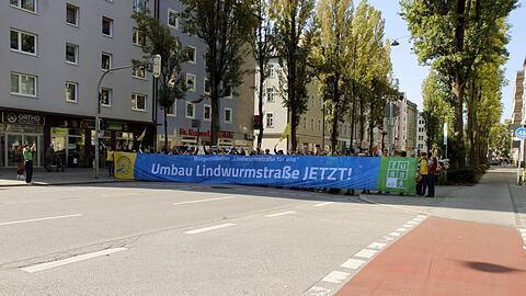 Trotz verkündeter Lösung: Am Donnerstag wird auf der Lindwurmstraße dennoch protestiert.