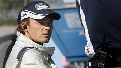 Williams-Pilot Nico Rosberg. Williams-Pilot Nico Rosberg.