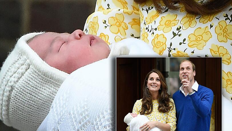 Der Name wurde bekannt gegeben: Das Royal Baby II heißt Charlotte Elizabeth Diana Der Name wurde bekannt gegeben: Das Royal Baby II heißt Charlotte Elizabeth Diana