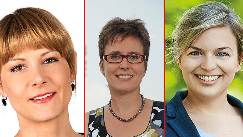 v.l.n.r: Nicole Gohlke (Linke), Isabell Zacharias (SPD), Katharina Schulze (Grüne). v.l.n.r: Nicole Gohlke (Linke), Isabell Zacharias (SPD), Katharina Schulze (Grüne).