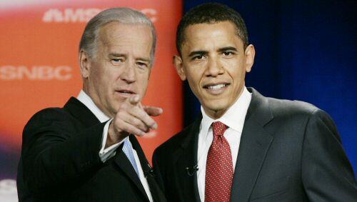 Biden und Obama wollen gemeinsam ins Weiße Haus Biden und Obama wollen gemeinsam ins Weiße Haus