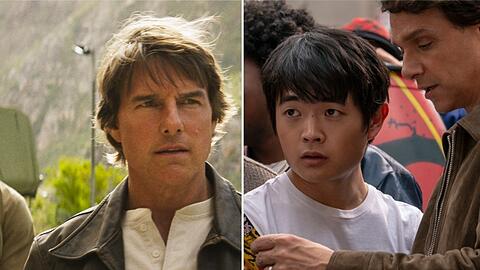 Tom Cruise (l.) geht auf seine womöglich letzte "Mission: Impossible", für das neue "Karate Kid" beginnt das Abenteuer erst.