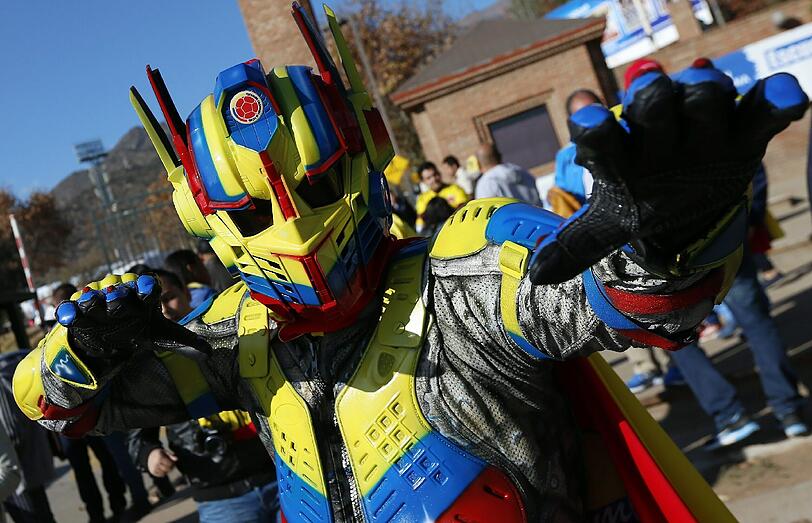 Ein anderer Fan aus dem südamerikanischen Land erinnert eher an die bekannten "Transformer".