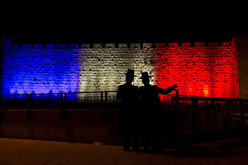 Die Klagemauer in der Altstadt in Jerusalem.