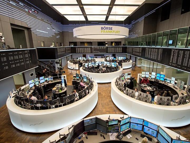 Die Börse in Frankfurt.