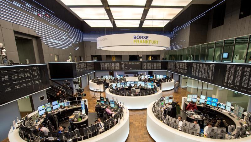 Die Börse in Frankfurt. Die Börse in Frankfurt.