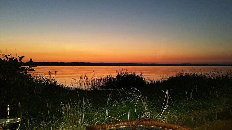 Sensationellen Stimmung am Starnberger See