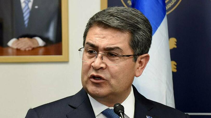 Juan Orlando Hernández ist an Covid-19 erkrankt.