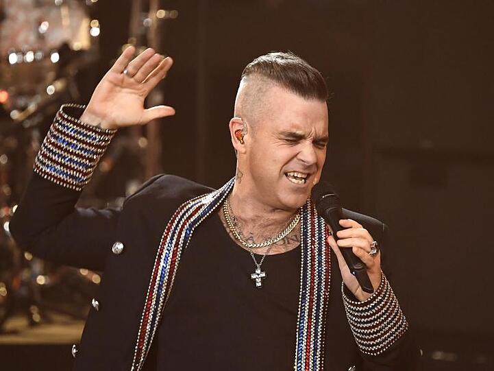 Merry Christmas: Robbie Williams in der Benefizgala "Ein Herz für Kinder".
