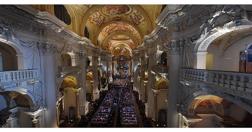 Die Münchner Philharmoniker in St. Florian.