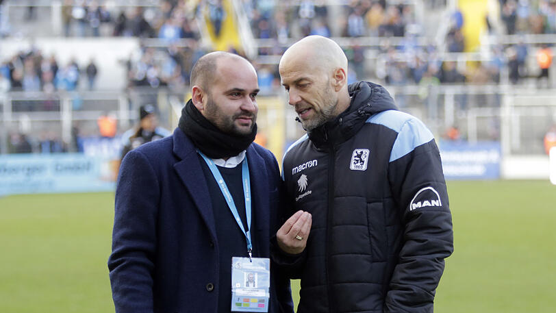 Geschäftsführer des TSV 1860: Michael Scharold (l.) und Günther Gorenzel