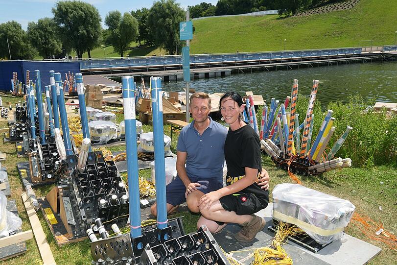 Thomas Jorhann und Kristin Werner in explosiver Umgebung.