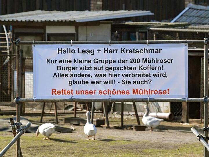 Paradox: Während der Kohleausstieg ausgemachte Sache ist, soll der Ort Mühlrose im Landkreis Görlitz dem Braunkohletagebau Nochten weichen.