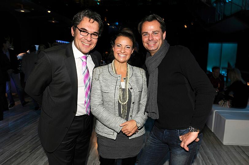 Und noch ein bekanntes Gesicht aus dem BR: Michael Sporer (re.), Thomas Tommy Aigner, Tina Aigner,