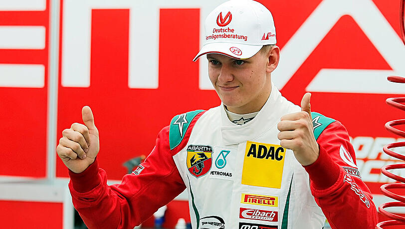 Die Formel 3 vor Augen - und auch im Kopf: Mick Schumacher Die Formel 3 vor Augen - und auch im Kopf: Mick Schumacher