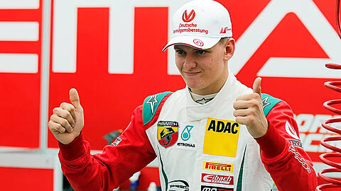 Die Formel 3 vor Augen - und auch im Kopf: Mick Schumacher