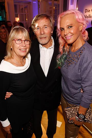 Horst Janson und Ehefrau Hella Janson mit Natascha Ochsenknecht.