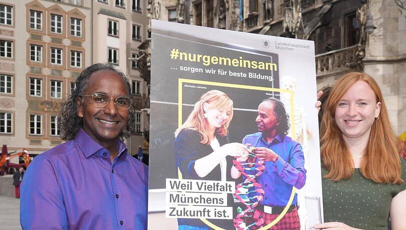 Nelson Rajendran und Michaela Hoffmann arbeiten als Bio-Lehrer an einem städtischen Gymnasium. Nelson Rajendran und Michaela Hoffmann arbeiten als Bio-Lehrer an einem städtischen Gymnasium.