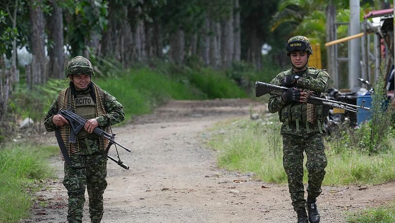 Hinter dem Angriff dürfte eine Splittergruppe der Farc-Rebellen stecken. (Archivbild)