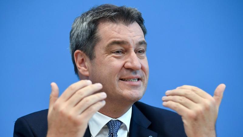 Markus Söder (CSU), Ministerpräsident des Freistaates Bayern, spricht bei einer Pressekonferenz. Foto: Britta Pedersen/Archivbild Markus Söder (CSU), Ministerpräsident des Freistaates Bayern, spricht bei einer Pressekonferenz. Foto: Britta Pedersen/Archivbild