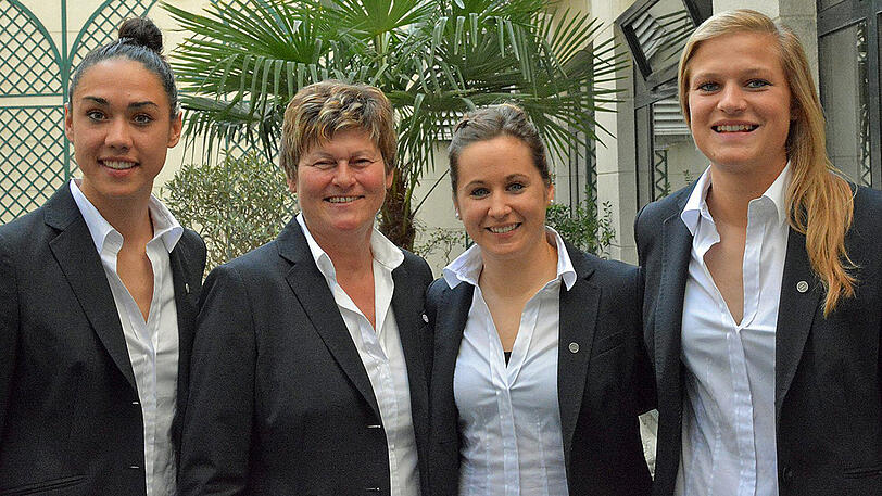 Von links: Manuela Zinsberger, Karin Danner, Carina Wenninger und Nicole Rolser.
