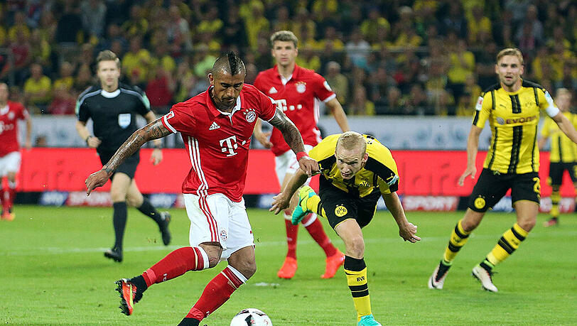 Der Krieger hat wieder zugeschlagen: Arturo Vidal erzielt das 1:0 für den FC Bayern im DFL-Supercup gegen Borussia Dortmund. Der Krieger hat wieder zugeschlagen: Arturo Vidal erzielt das 1:0 für den FC Bayern im DFL-Supercup gegen Borussia Dortmund.