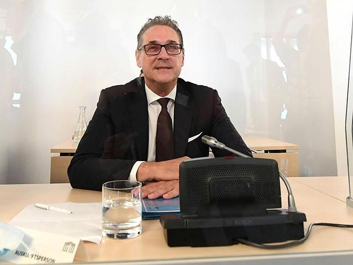 Heinz-Christian Strache weist im Rahmen des Untersuchungsausschusses zur Ibiza-Affäre den Vorwurf des parteipolitischen Postengeschachers zurück.