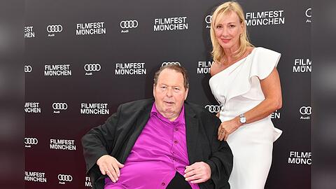 Ottfried Fischer mit seiner Ehefrau Simone.