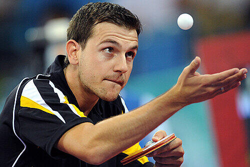 Deutschlands erfolgreiche Tischtennisspieler Timo Boll (Bild) und Dimitrij Ovtcharov spielen aktuell in China.