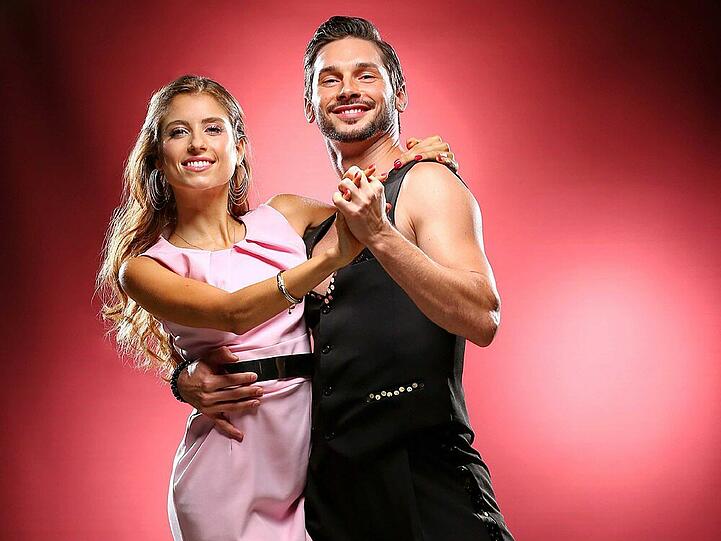 Cathy Fischer mit ihrem "Let's Dance"-Tanzpartner Marius Iepure